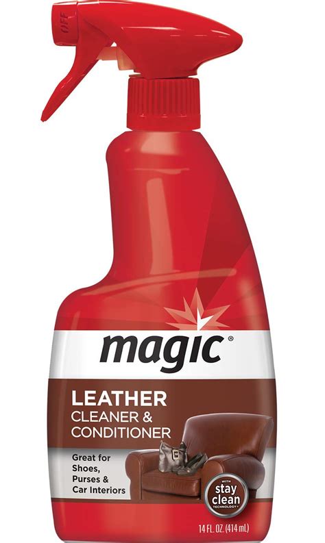 Magic leather clener